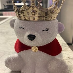 bath & body works single wick royal bear candleholder